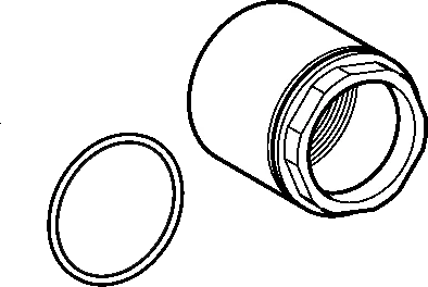 Hansa Halkalı vida, M52x1, SW45 - 59911513