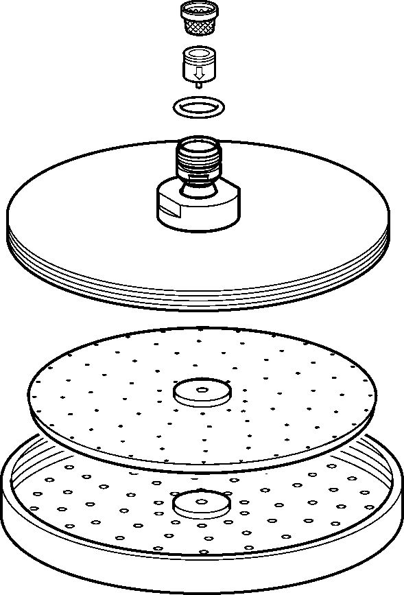 Hansa Tepe duşu, Ø220 mm - 59912432