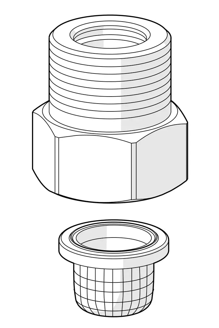 Hansa Nipel, G3/8xG3/8 - 59914226
