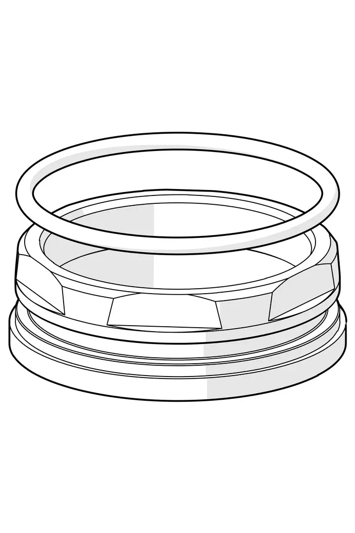 Hansa Halkalı vida, M50x1, SW45 - 59904775