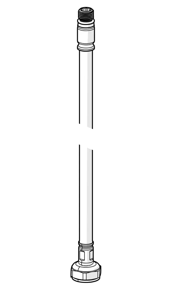 Hansa DESIGNO Esnek bağlantı hortumu, U=480, G3/8-M10x1 - 59913369