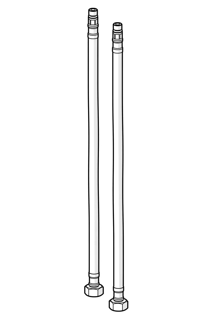 Hansa Esnek bağlantı hortumu, U=430, G3/8-M8x1 LH - 59914718