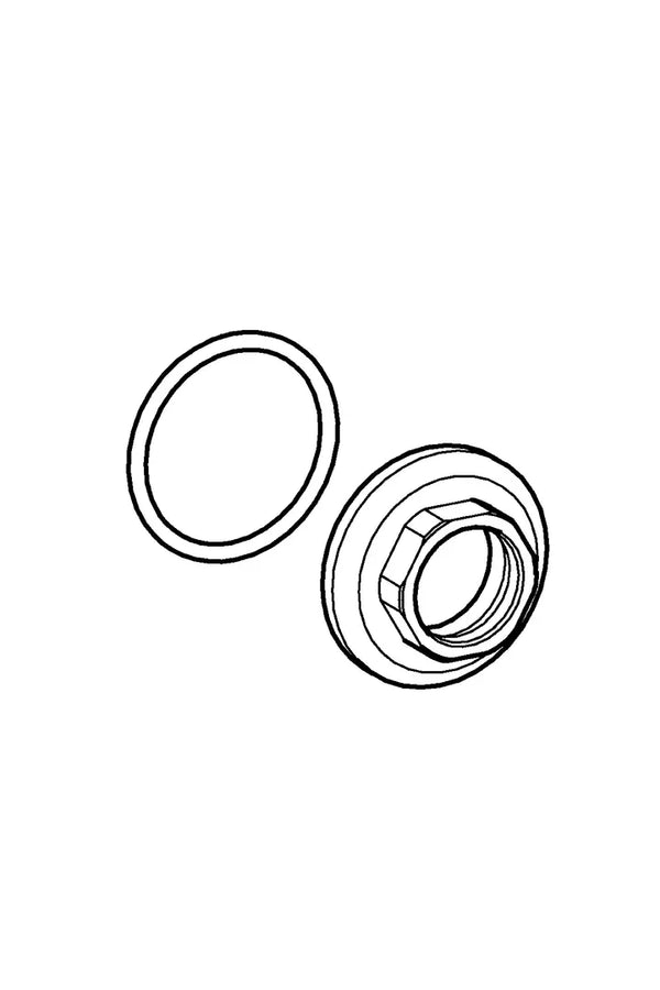 Hansa DESIGNO Sabitleme somunu, M28x1.5, SW30 - 59913442