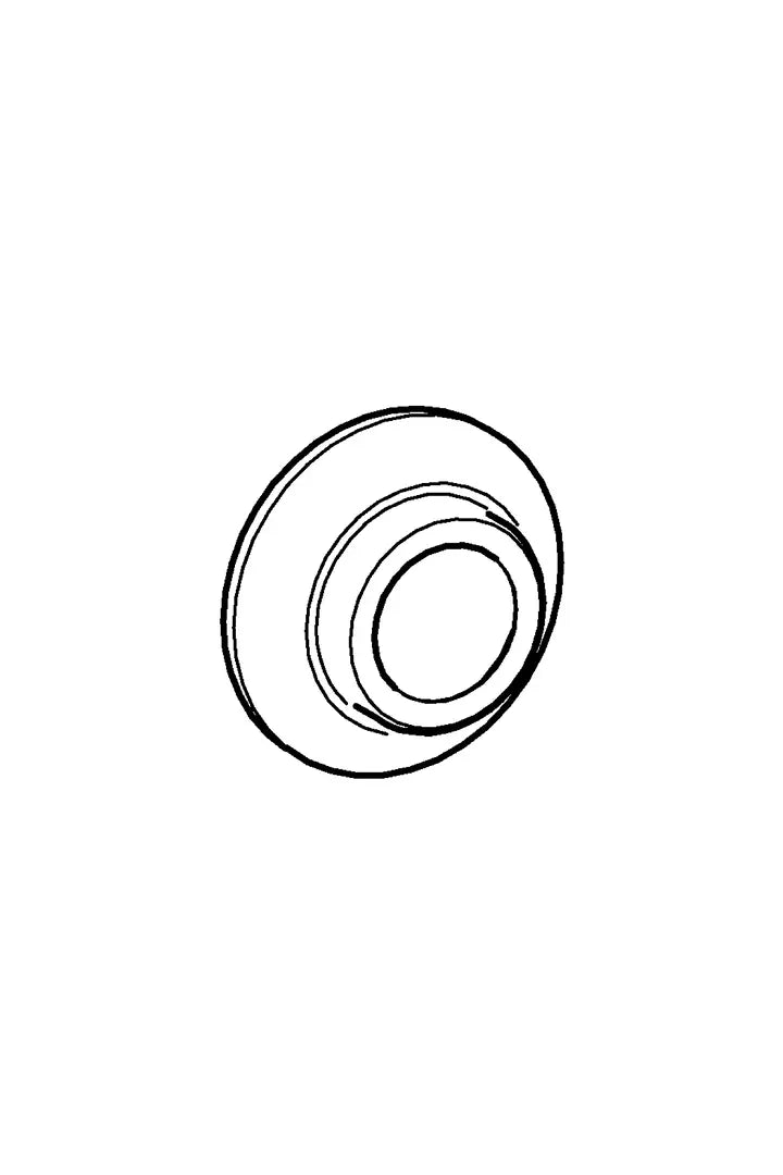 Hansa DESIGNO Kapak rozeti, Ø55 mm - 59913443
