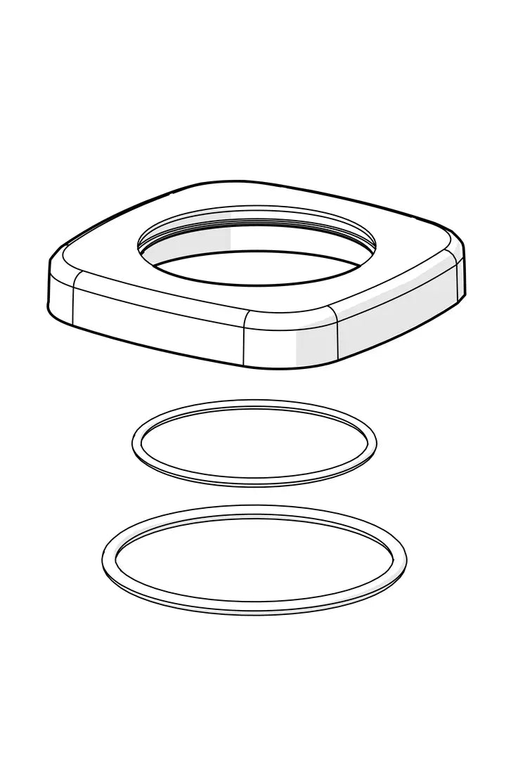 Hansa Kapak plakası, 75x75 mm, Compact için - 59914675