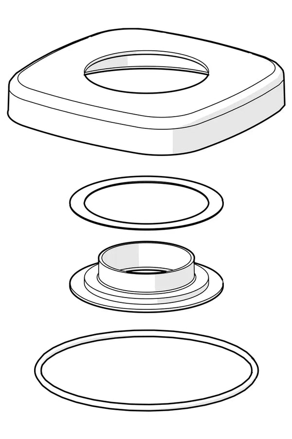 Hansa Kapak plakası, 75x75 mm - 59914677