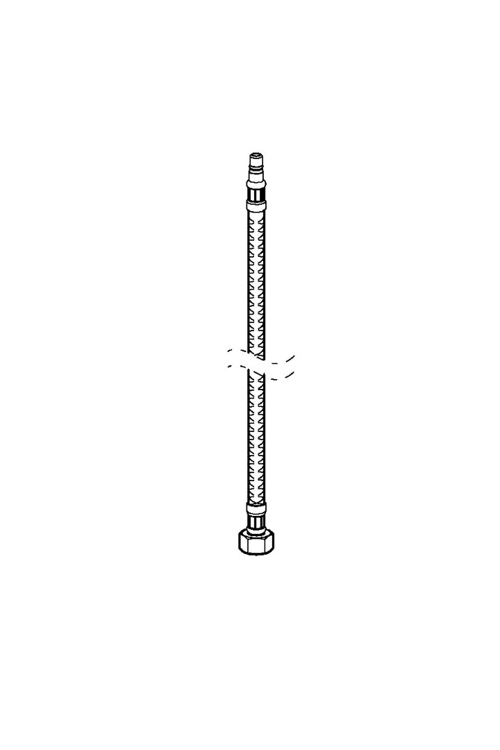Hansa STELA Esnek bağlantı hortumu, U=370, G3/8-M8x1 - 59913257
