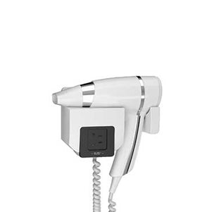 JVD Brittony Saç Kurutma Makinesi İyonizerli, Prizli, Çekmece/Duvar, 1600W - Beyaz