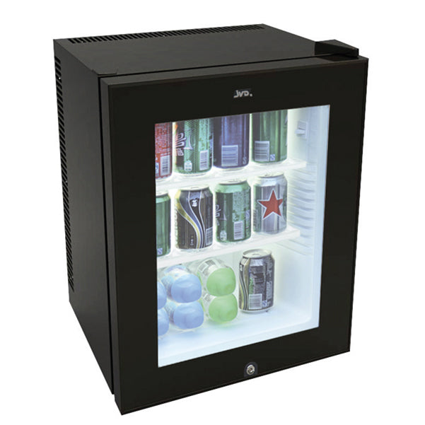 JVD Minibar, 30lt Kapasite, Cam Kpk - Siyah