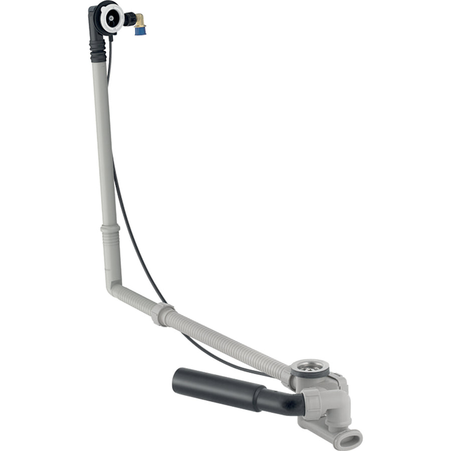 Geberit döner kumandalı ve girişli küvet gideri, d52, 73 cm uzunluk: d=40/50mm
