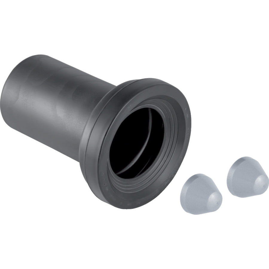 Geberit adaptör conta ve üst kapaklı bağlantı manşonu: d=110mm, krom / Mat