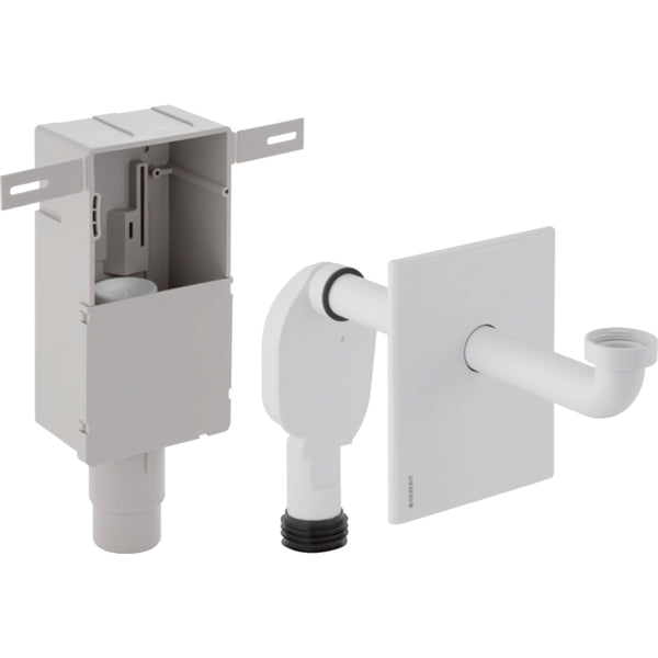 Geberit lavabo gömme sifon seti, yatay çıkış: d=50–56mm, G=1 1/4″, d1=32mm, alp beyazı