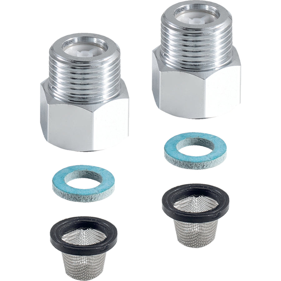 Geberit çek valf seti G 3/8", filtre sepeti ile (2 pc.)