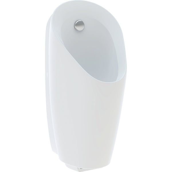 Geberit Preda pisuvar, entegre deşarj kontrollü, elektrikli: T=37cm, Çıkış=Arkaya, Giriş=Arka, beyaz
