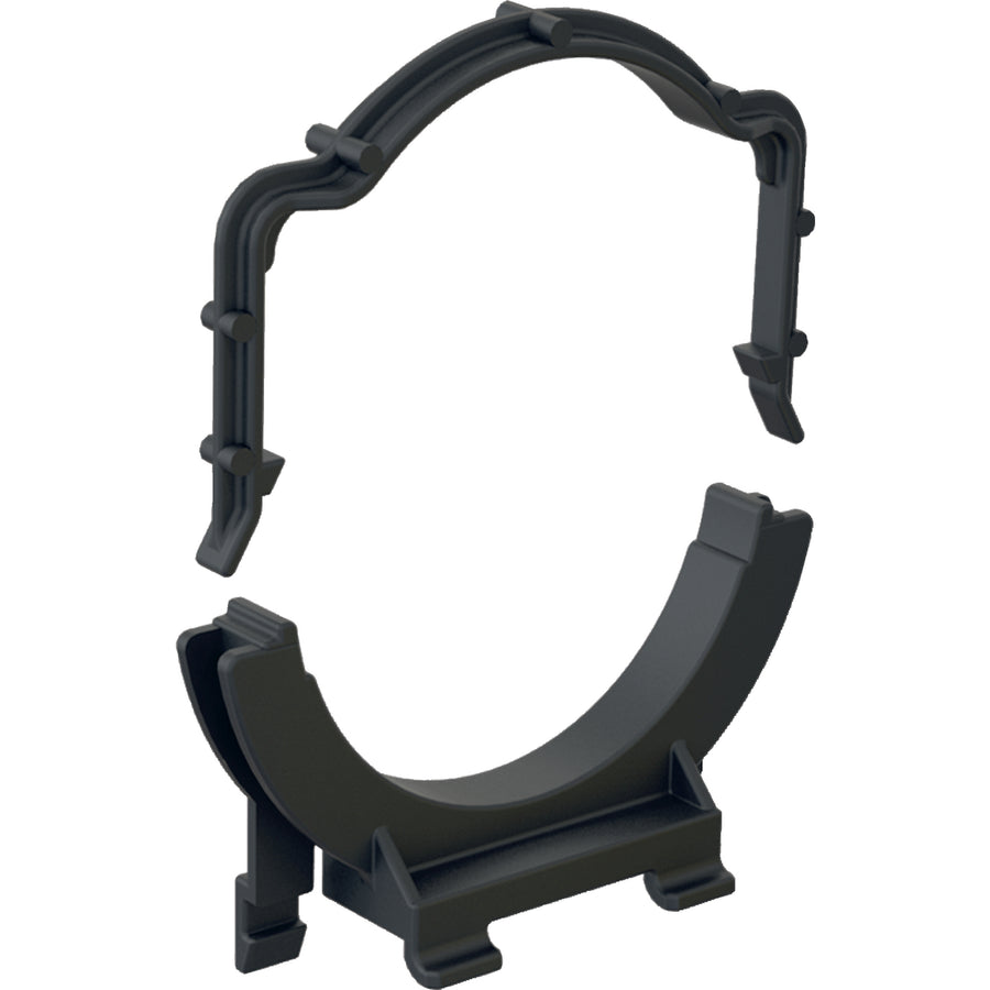 Klozet sifon dirseği için Geberit boru kelepçesi, sabitleme mesafesi 88 mm