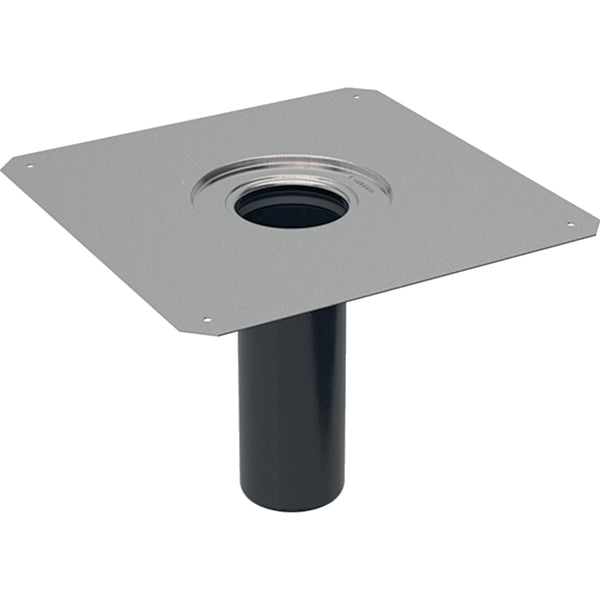 Geberit Pluvia buhar bariyeri bağlantısı: d=90mm, İzolasyon contası=CrNi çelik 1.4301