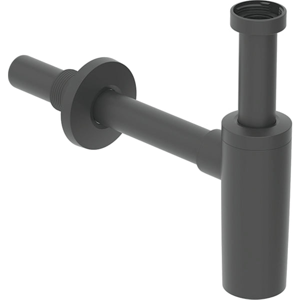 Lavabo için Geberit sifon, yatay çıkış: mat siyah, d=40mm