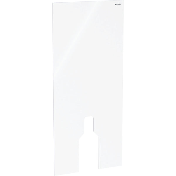 Yere oturan klozet yönelik Geberit Monolith rezervuar modülü için ön kaplama, 114 cm: beyaz / Cam