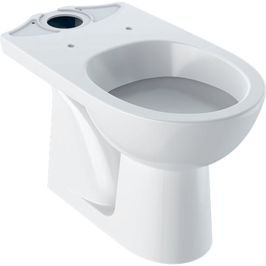 Geberit Selnova sıva üstü rezervuar için yere oturan klozet, alçak tip, dikey çıkış: 35.5x39x65.5cm, beyaz