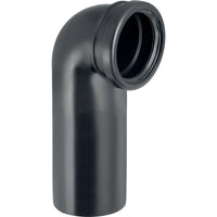 Asma klozet için Geberit PE 90° sifon dirseği, uzatmalı: d=90mm, d1=90mm