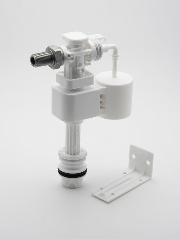 Geberit tip 333 doldurma valfi ve Alpha duvar montaj kutusu 12 cm sabitleme klipsi