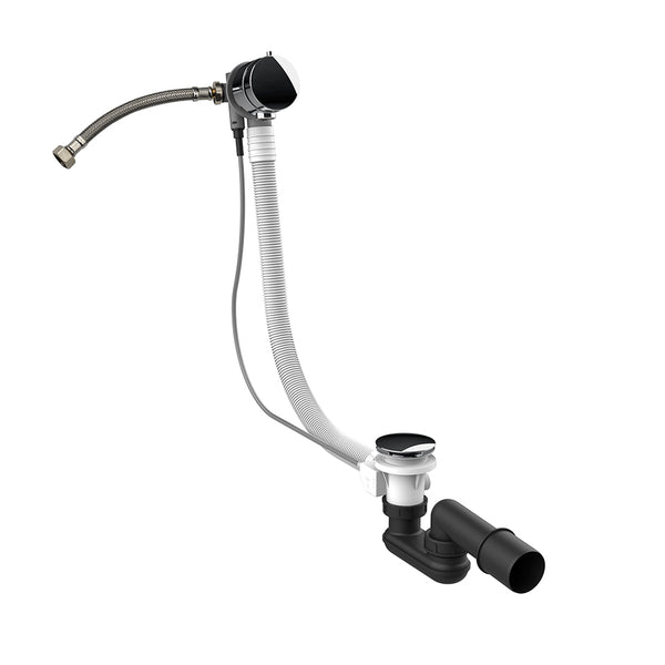 Gessi Taşmalı Polietilen Küvet Gider Grubu, 80 cm Kumanda Kablolu - 01080