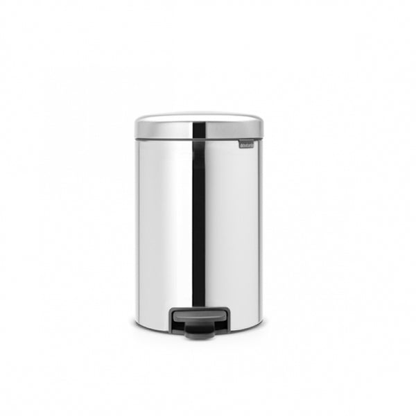 Brabantia Çöp Kovası, Pedallı, Soft, 12lt - Parlak Paslanmaz Çelik