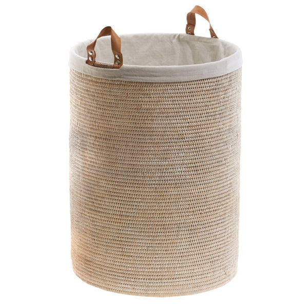 Decor Walther Basket Çamaşır Sepeti, Açık, Tekerlekli - Beyaz