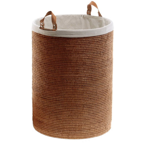 Decor Walther Basket Çamaşır Sepeti, Açık, Tekerlekli - Kahve