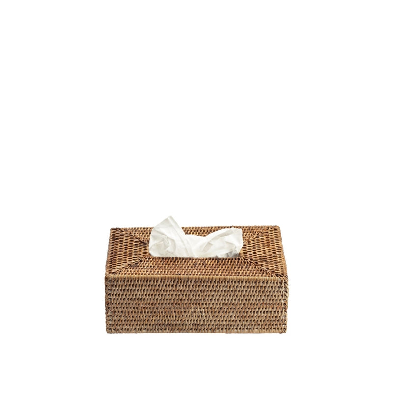 Decor Walther Basket Mendil Kutusu, Tezgah Üstü - Kahve