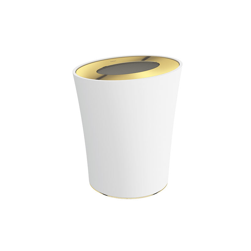Pom d'Or Belle Çöp Kovası, Açık - MatBeyaz/Altın