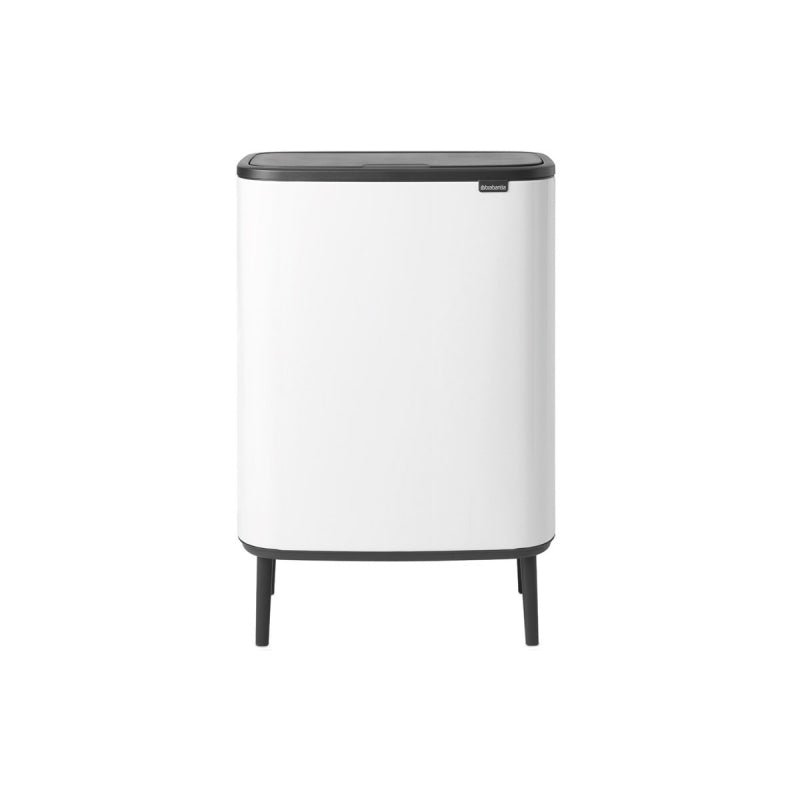Brabantia Bo Çöp Kovası Dokunmatik, Ayaklı, 2x30lt - Beyaz
