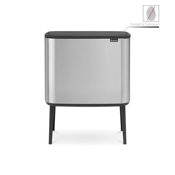 Brabantia Bo Çöp Kovası Dokunmatik, Ayaklı, 36lt - Paslanmaz Çelik