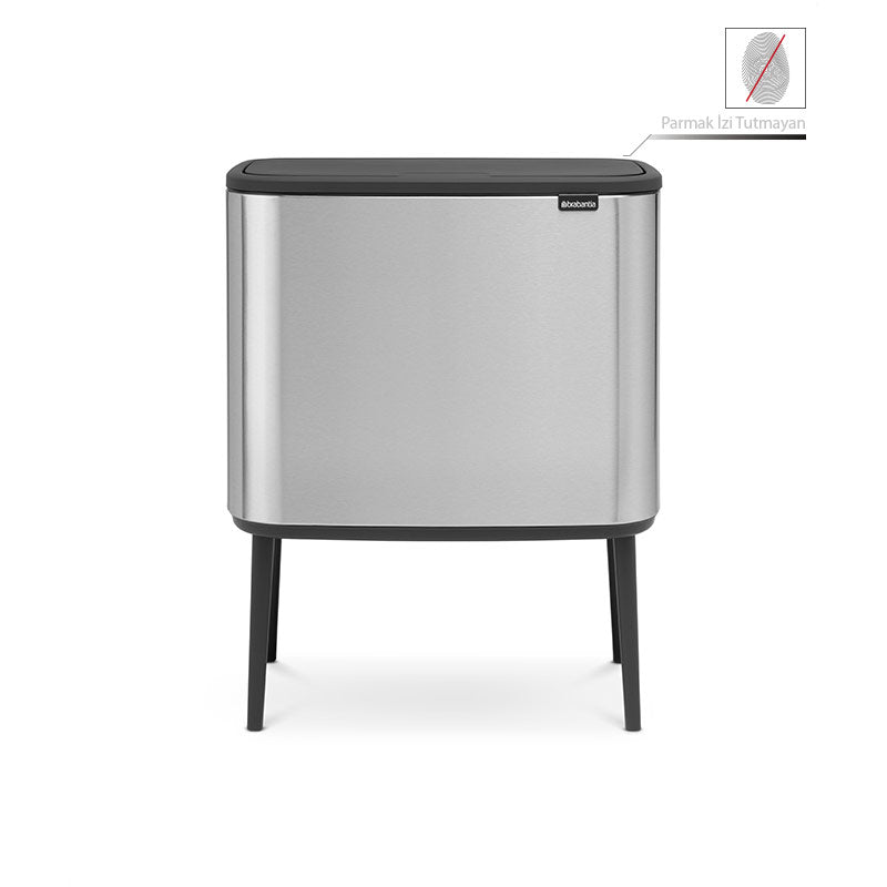 Brabantia Bo Çöp Kovası Dokunmatik, Ayaklı, 36lt - Paslanmaz Çelik