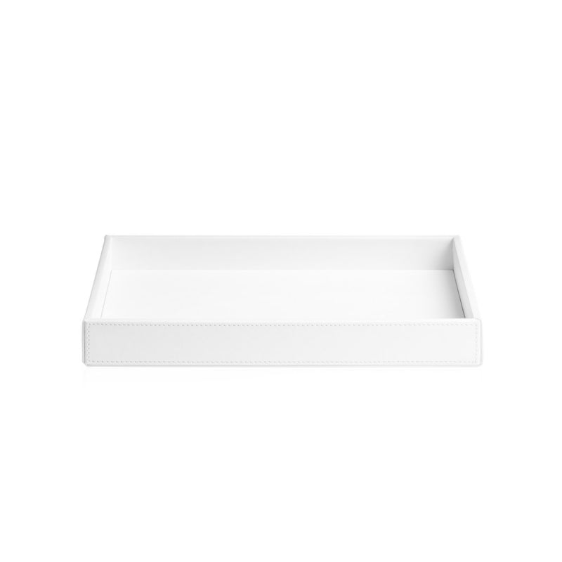 Decor Walther Brownie Tepsi - Suni Deri/Beyaz