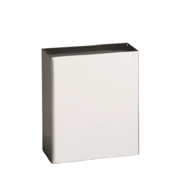 OMG Çöp Kovası, Açık, Duvardan, 14lt, 30xh35x14cm - Paslanmaz Çelik