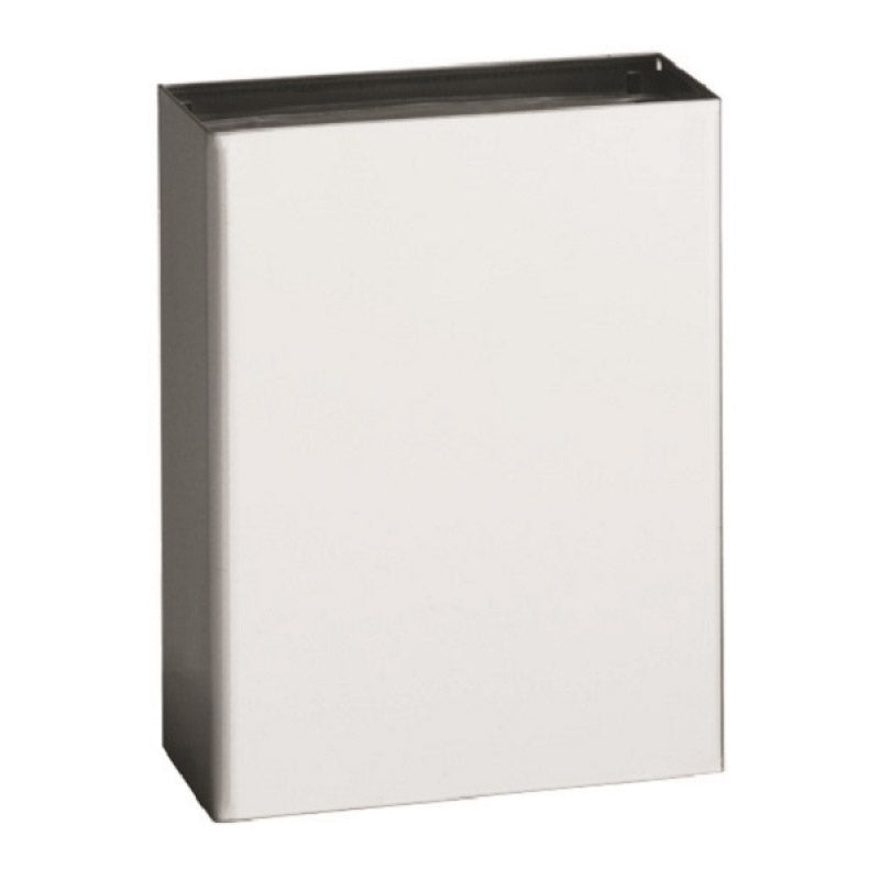 OMG Çöp Kovası, Açık, Duvardan, 24lt, 35xh45x15cm - Paslanmaz Çelik
