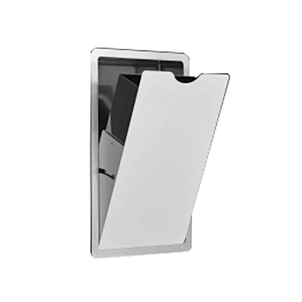 OMG Çöp Kovası, Ankastre, 4lt, 23xh38x8cm - Parlak Paslanmaz Çelik