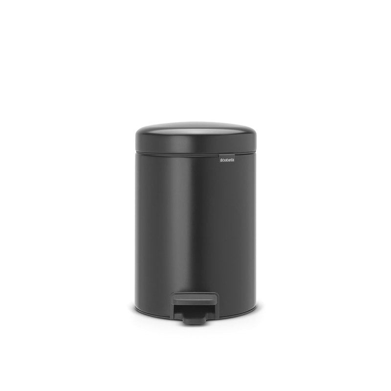 Brabantia Çöp Kovası, Pedallı, Soft, 3lt - Mat Siyah