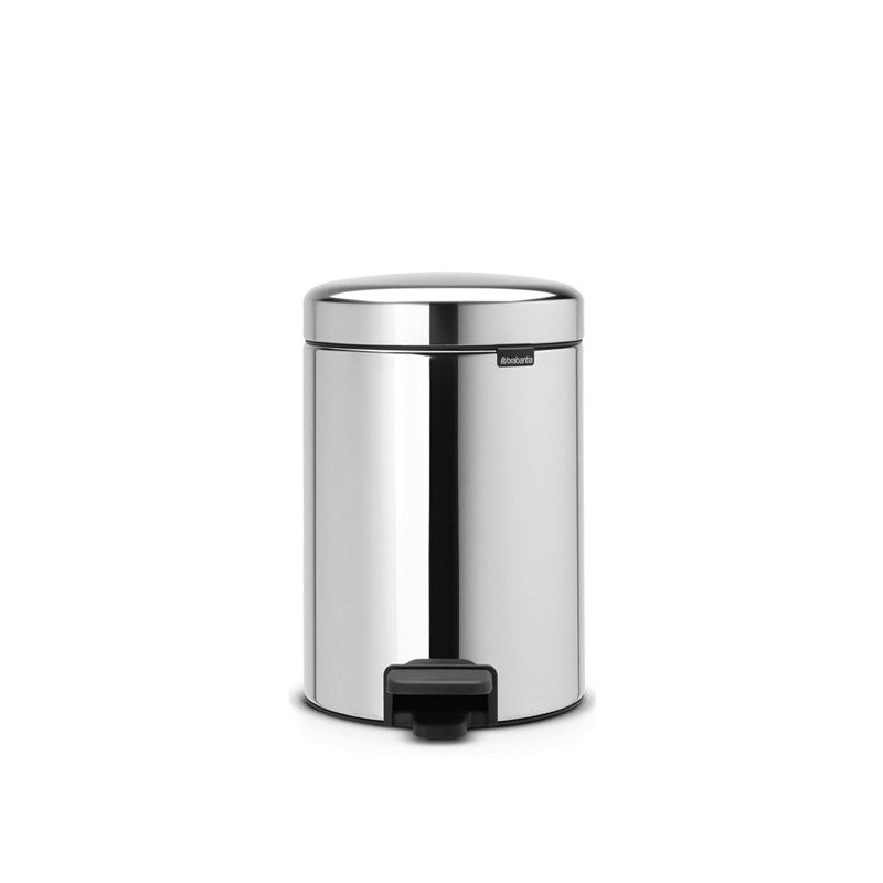 Brabantia Çöp Kovası, Pedallı, Soft, 3lt - Parlak Paslanmaz Çelik