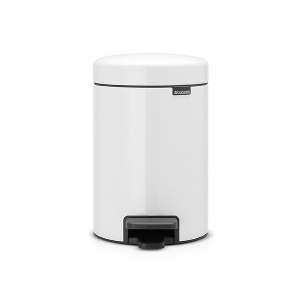Brabantia Çöp Kovası, Pedallı, Soft, 5lt - Beyaz
