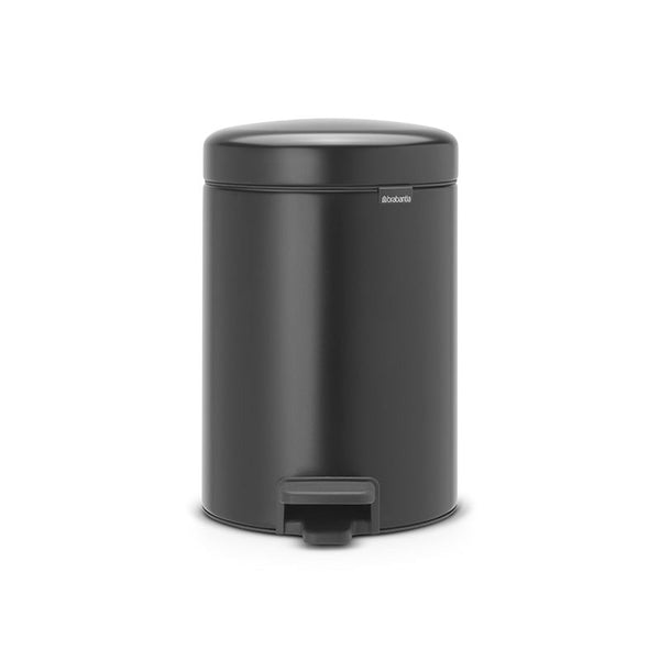 Brabantia Çöp Kovası, Pedallı, Soft, 5lt - Mat Siyah