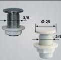 Creavit 600217 Vidalı Tapa Krom