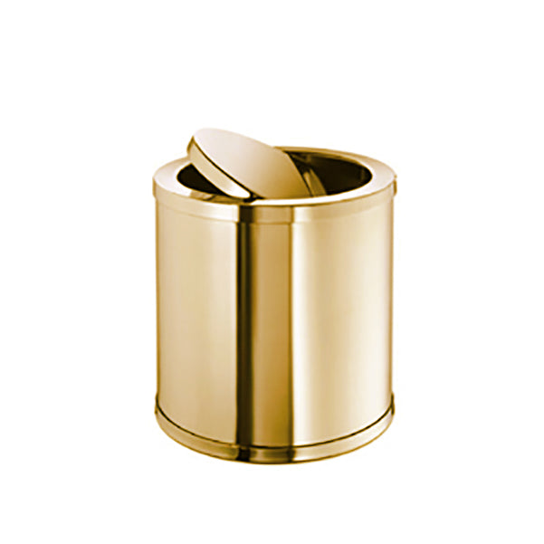 Windisch Cylinder Çöp Kovası, Sallanır Kapaklı - Altın