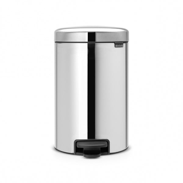 Brabantia Çöp Kovası, Pedallı, Soft, 20lt - Parlak Paslanmaz Çelik