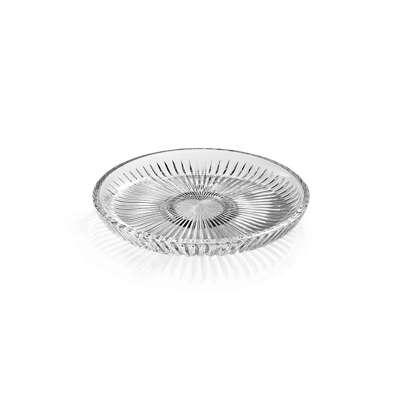 3SC Elegance Tepsi, Oval - ŞeffafCam/Krom