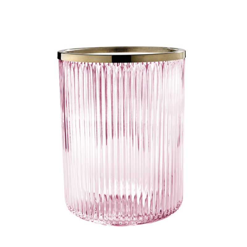 3SC Elegance Çöp Kovası, Açık - Pembe/Altın
