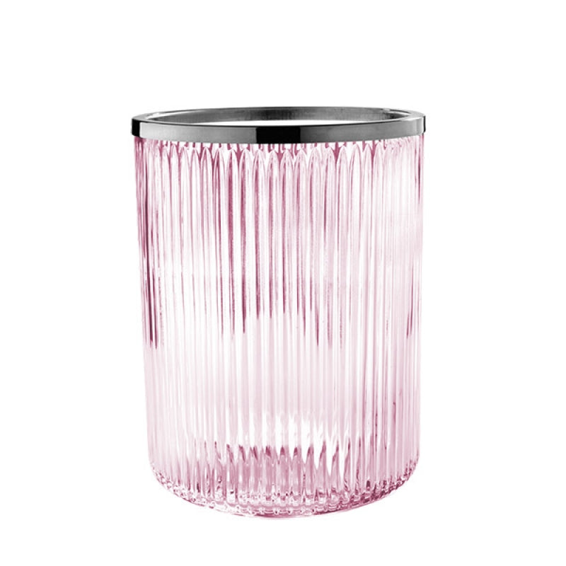 3SC Elegance Çöp Kovası, Açık - Pembe/Krom