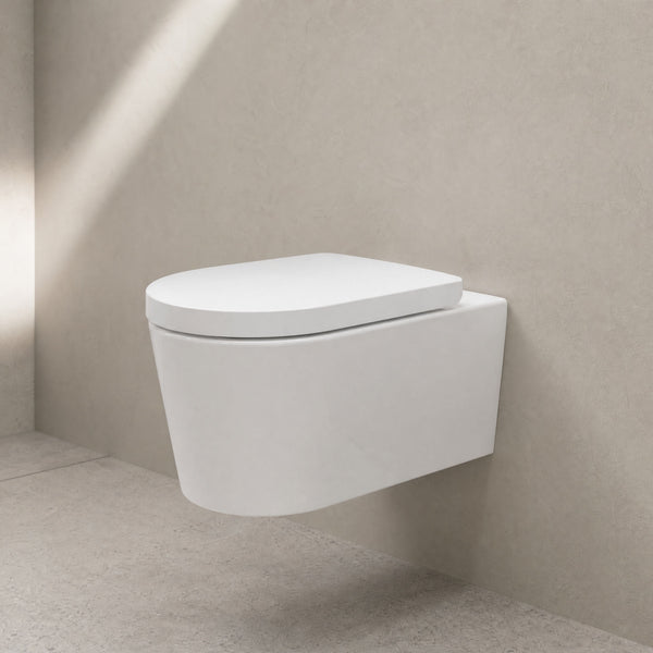 Hansgrohe EluPura S Asma Klozet Parlak Beyaz