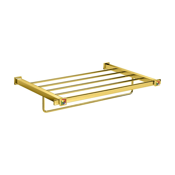 Windisch Gaudi Square Havluluk, Raflı, 54cm - Altın/Renkli